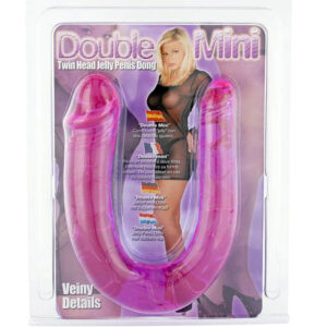 Double Mini Dong – Dildo dublu flexibil 30 cm
