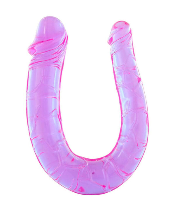 Double Mini Dong – Dildo dublu flexibil 30 cm