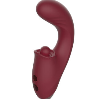 Kissen Tide – Vibrator tapping si stimulare duala 18 cm