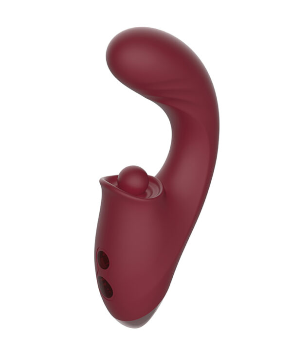 Kissen Tide – Vibrator tapping si stimulare duala 18 cm