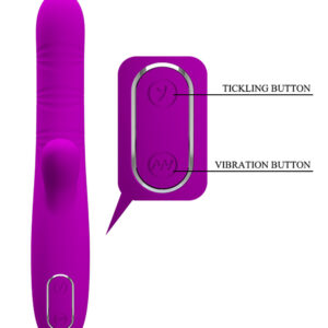 Pretty Love Angelique – Vibrator Rabbit dual pentru Punctul G 22 cm