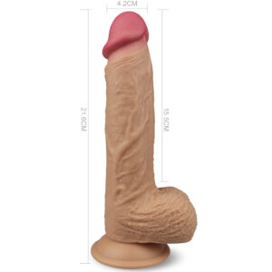 Lovetoy Liam – Dildo Realistic cu Vibratii, Incalzire si Ventuza, 21 cm