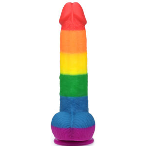Lovetoy Prider – Dildo Multicolor, Silicon, 22 cm
