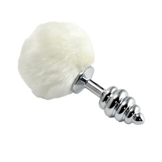 Lovetoy Spiral Pompon – Plug Anal Metalic