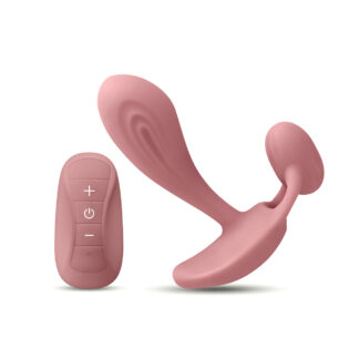 Secrets Dusty Rose – Vibrator cu telecomandă, stimulare punctul G 10 cm