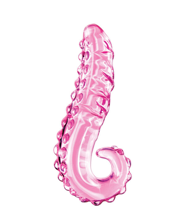 Pink No. 24 – Dildo din sticla roz 15 cm