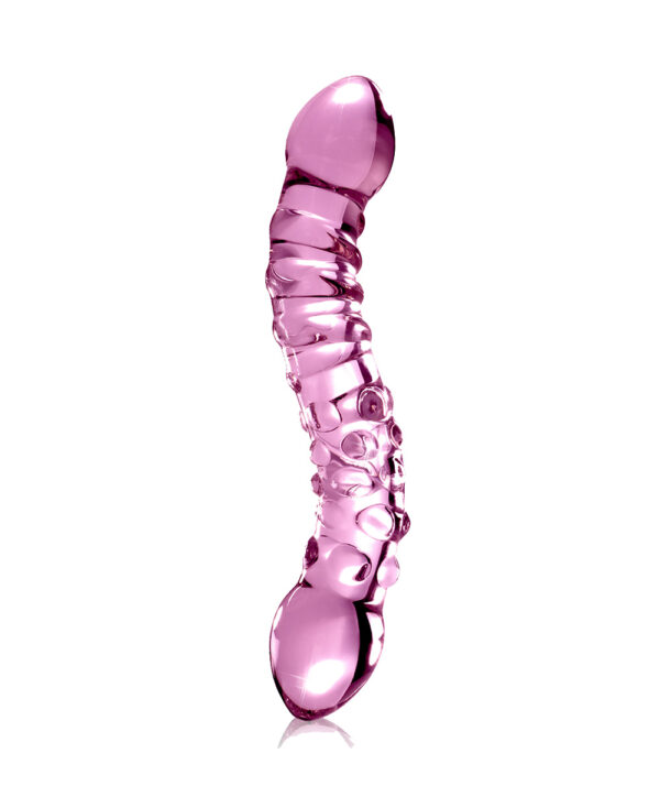 Double Dong No. 55 – Dildo din sticla cu capat dublu 19 cm