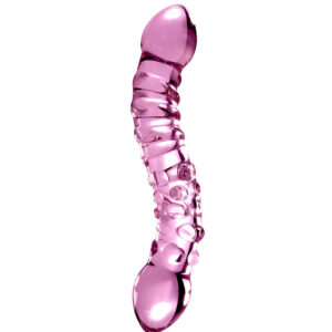 Double Dong No. 55 – Dildo din sticla cu capat dublu 19 cm