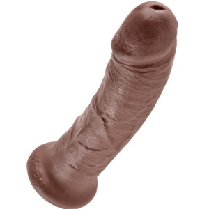 King Cock 8” Brown – Dildo Realist cu Ventuza, 20 cm