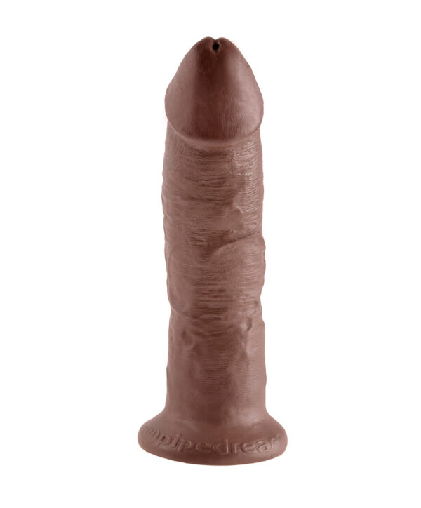 King Cock 9” Brown – Dildo Realist cu Ventuza, 23 cm