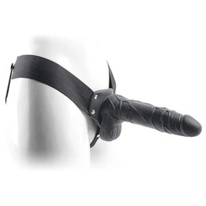 Real Flesh – Strap On cu dildo realistic, negru