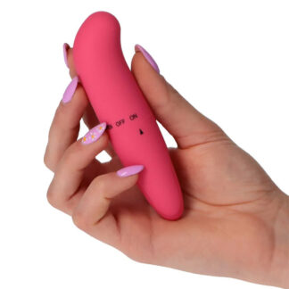 Pink G Spot – Mini Vibrator Clitoris Waterproof, ABS Premium, functie dubla, roz, 11.5 cm, Ø 2.5 cm