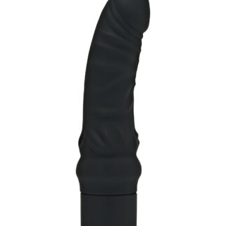 ToyJoy Get Real - Vibrator Mini Punctul G, silicon premium, 7 moduri vibratie, negru, 18.2 cm, Ø 4.7 cm