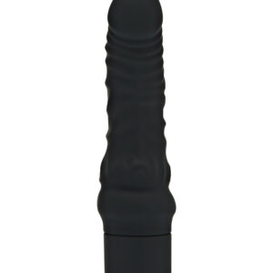 ToyJoy Get Real - Vibrator Mini Punctul G, silicon premium, 7 moduri vibratie, negru, 18.2 cm, Ø 4.7 cm