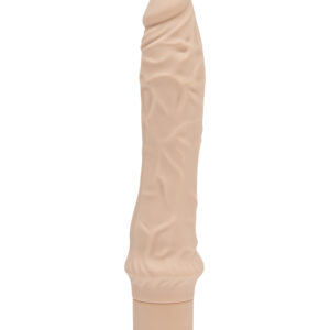 ToyJoy Get Real - Vibrator realistic waterproof, silicon premium, 7 moduri vibratie, 24.9 cm, Ø 5.7 cm