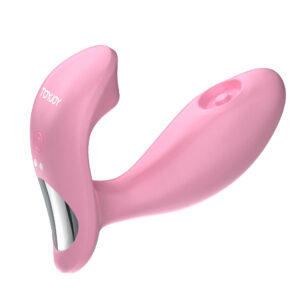 ToyJoy Flamingo – Vibrator Punctul G, waterproof, 10 moduri de vibratie, Suctiune