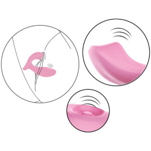 ToyJoy Flamingo – Vibrator Punctul G, waterproof, 10 moduri de vibratie, Suctiune