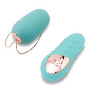 Nu Sensuelle Petite Egg – Ou Vibrator cu Telecomanda, Waterproof, Silicon premium, 15 moduri vibratie, albastru