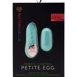 Nu Sensuelle Petite Egg – Ou Vibrator cu Telecomanda, Waterproof, Silicon premium, 15 moduri vibratie, albastru