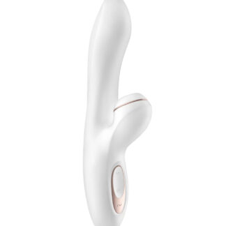 Satisfyer Pro + G-Spot – Vibrator Rabbit Waterproof, Silicon, punctul G, 22 cm, Ø 3.3 cm