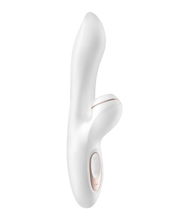 Satisfyer Pro + G-Spot – Vibrator Rabbit Waterproof, Silicon, punctul G, 22 cm, Ø 3.3 cm