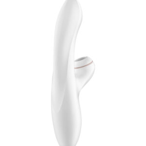 Satisfyer Pro + G-Spot – Vibrator Rabbit Waterproof, Silicon, punctul G, 22 cm, Ø 3.3 cm