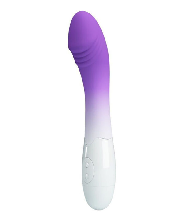 Pretty Love Elemental – Vibrator Punctul G Waterproof, Silicon Premium, 19 cm, Ø 3.2 cm
