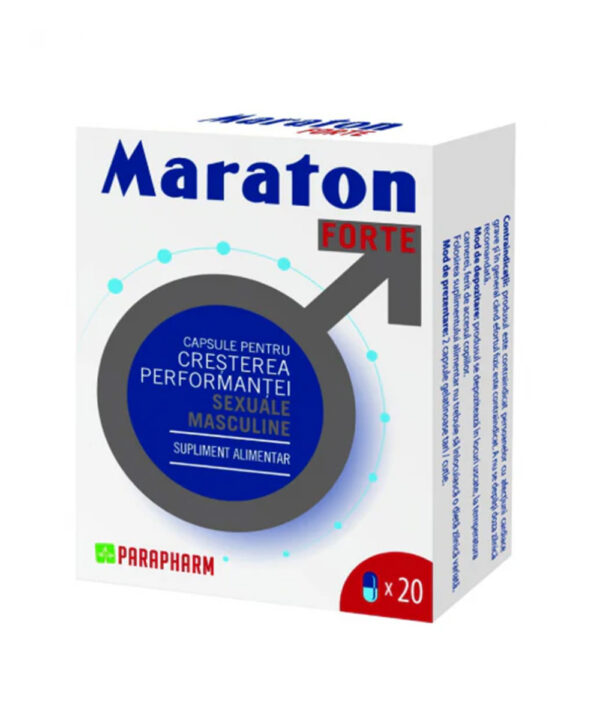 Maraton Forte – Capsule pentru potenta barbati, cresterea performantei sexuale - 20 buc