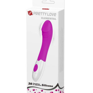 Pretty Love Elemental – Vibrator Punctul G Waterproof, Silicon Premium, 10 cm, Ø 3.2 cm