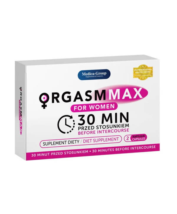 OrgasmMax Woman – Capsule crestere libido scazut femei, orgasm intens - 2 buc