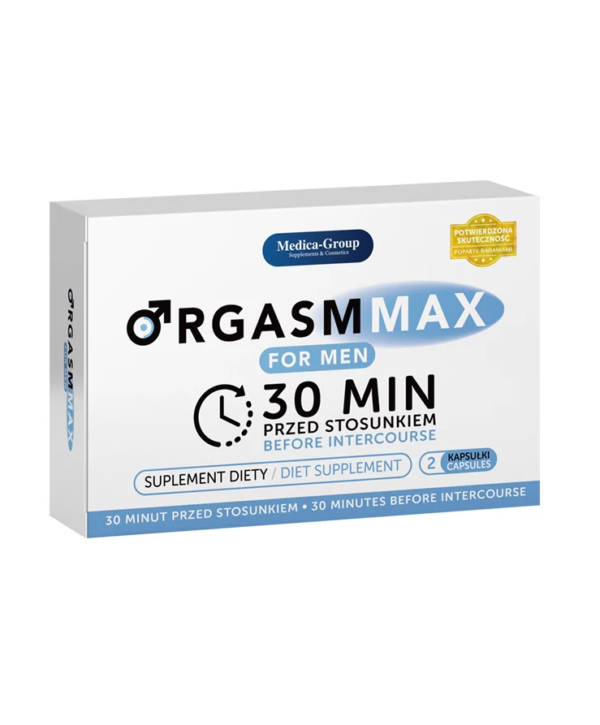 OrgasmMax For Men – Capsule potenta, erectie puternica, intarziere ejaculare - 2 buc