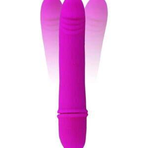 Pretty Love Beck – Vibrator Bullet Waterproof, Silicon Premium, roz, 12 cm, Ø 2 cm