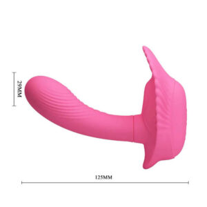 Pretty Love Fancy Clamshell – Vibrator cu telecomandă, 30 functii, Punctul G + Clitoris, Ø 2.9 cm