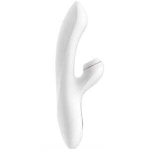 Satisfyer Pro + G-Spot – Vibrator Rabbit Waterproof, Silicon, punctul G, 22 cm, Ø 3.3 cm