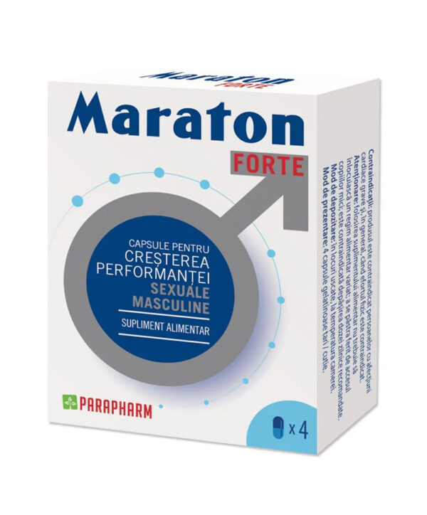 Maraton Forte – Capsule pentru potenta barbati, cresterea performantei sexuale - 4 buc
