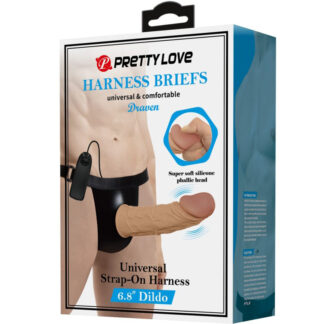 Pretty Love Draven Harness – Strap On cu vibratii si telecomanda