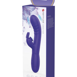 Pretty Love Cerberus – Vibrator Rabbit Waterproof, Silicon Premium, punctul G, 20.6 cm, Ø 3.2 cm