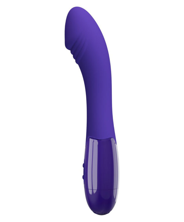 Pretty Love Elemental Youth – Vibrator Punctul G Waterproof, Silicon Premium, mov, 19.3 cm, Ø 3.2 cm