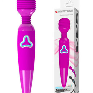Pretty Love Body – Vibrator Wand Masaj, Silicon, violet, 25 cm, Ø 4.5 cm