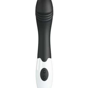 Pretty Love Elemental Black – Vibrator Punctul G Waterproof, Silicon Premium, 19.3 cm, Ø 3.2 cm