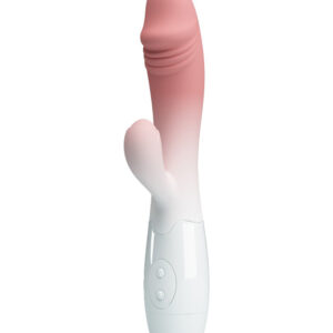 Pretty Love Snappy – Vibrator Rabbit Waterproof, Silicon Premium, punctul G, 19 cm, Ø 3.2 cm