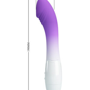 Pretty Love Elemental – Vibrator Punctul G Waterproof, Silicon Premium, 19 cm, Ø 3.2 cm