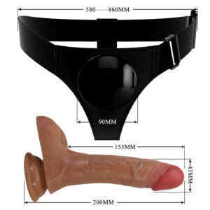 Pretty Love Oher – Strap On cu Vibratii si Ejaculare