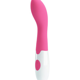 Pretty Love Bishop – Vibrator Punctul G Waterproof, Silicon Premium, roz, 18.2 cm, Ø 3.1 cm