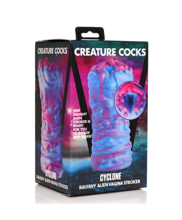 Creature Cocks Cyclone Alien – Masturbator Barbati, Silicon Premium, 17 cm