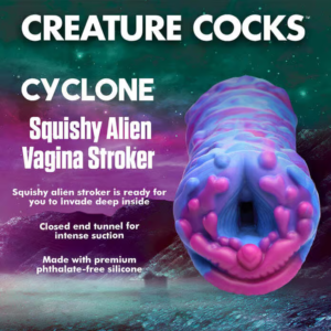 Creature Cocks Cyclone Alien – Masturbator Barbati, Silicon Premium, 17 cm