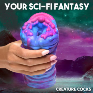 Creature Cocks Cyclone Alien – Masturbator Barbati, Silicon Premium, 17 cm