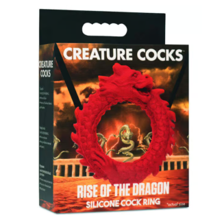 Creature Cocks Rise of the Dragon – Inel penis, Silicon Elastic, 4 cm