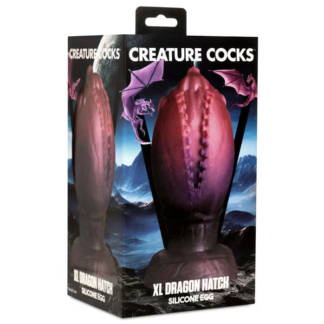 Creature Cocks Dragon Hatch Egg – Dildo Gros, Fantasy XL, Silicon, 18 cm