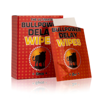 BULL Power Delay Wipes – Servetele anti ejaculare precoce, intarziere ejaculare - 6 buc